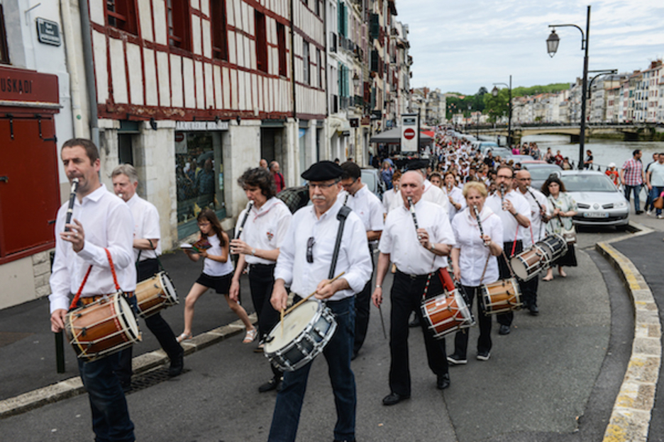 Les musiciens ont aussi animé les rues du Petit Bayonne.