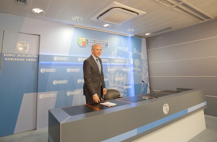 El portavoz del Gobierno de Lakua, Josu Erkoreka. (IREKIA)