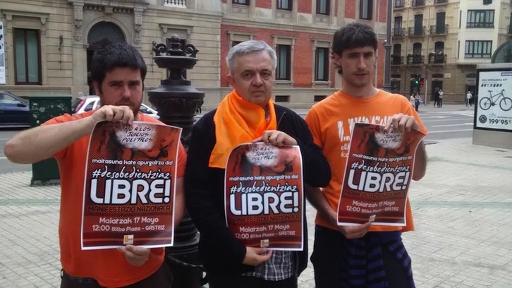 Zigortutako gazteen aldeko manifestazio nazionala deitu dute. (@aagirrezabal)