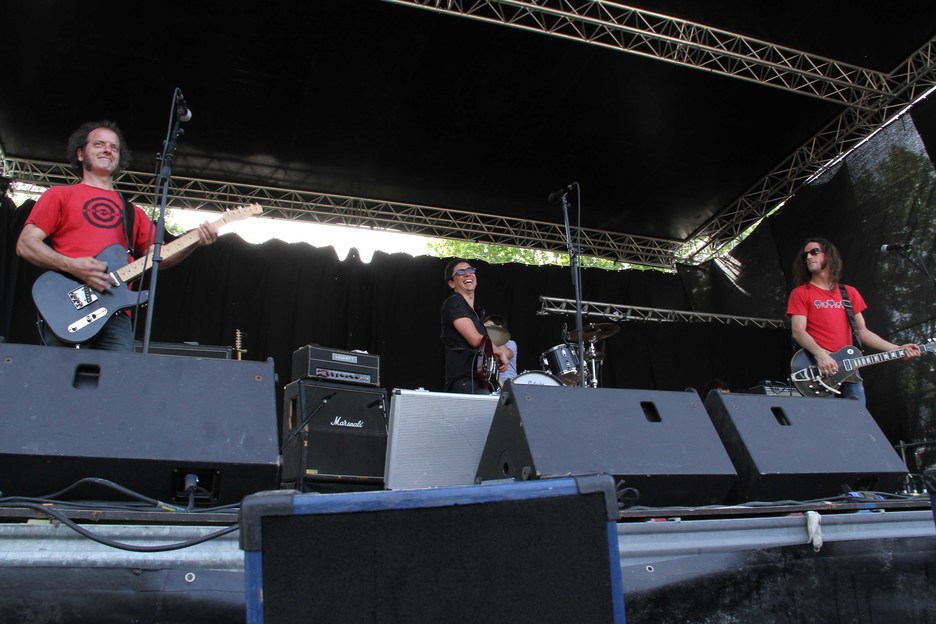 Le groupe Willis Drummond a chanté l'hymne d'Herri Urrats 2015 (©Aurore Lucas)