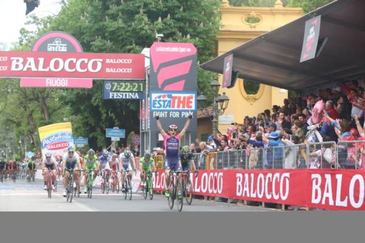 Diego Ulissi, Fiuggi-ko helmugan. (@giroditalia)