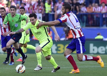 Messi ha marcado el gol de la victoria. (Gerard JUILLEN / AFP)