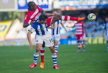 La Real ha caído en Anoeta. (Juan Carlos RUIZ / ARGAZKI PRESS)