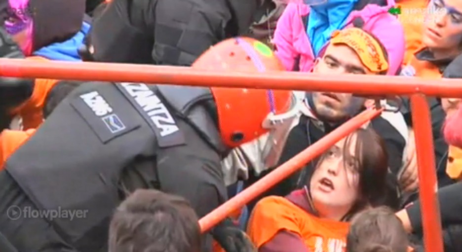 Ertzainek Aiala Zaldibar aurkitu duten unea. (TWITTER) Ertzainek Aiala Zaldibar aurkitu duten unea. (TWITTER)