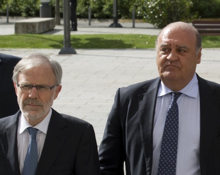 El fiscal José Antonio Sánchez y el juez Joaquín Galve. (Iñigo URIZ/ARGAZKI PRESS)