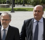 El fiscal José Antonio Sánchez y el juez Joaquín Galve. (Iñigo URIZ/ARGAZKI PRESS)