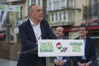 El PNV es el partido que más escaños suma en Araba. (Juanan RUIZ/ARGAZKI PRESS)