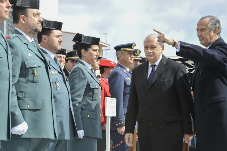 Jorge Fernández Díaz, en la inauguración del cuartel de Fitero. (Idoia ZABALETA / ARGAZKI PRESS=