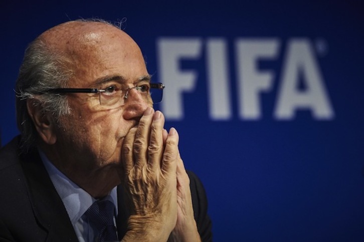 El presidente de la FIFA, Joseph Blatter. (Michael BUHOLZER/AFP PHOTO)