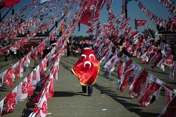 Acto d campaña del MHP. (Ozan KOSE / AFP)