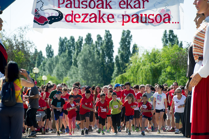 Una edición anterior de Lasterbidean. (Iñigo URIZ / ARGAZKI PRESS)