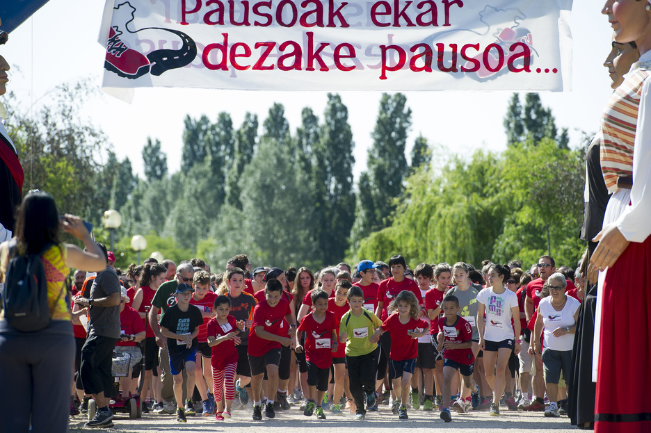 Lasterketaren irteera. (Iñigo URIZ / ARGAZKI PRESS)