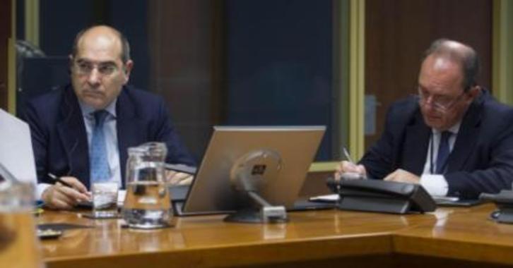 Jon Darpón, en el Parlamento de Gasteiz. (legebiltzarra.eus)