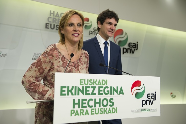 Itxaso Atutxa y Unai Rementeria, en una imagen de archivo. (Monika DEL VALLE / ARGAZKI PRESS)