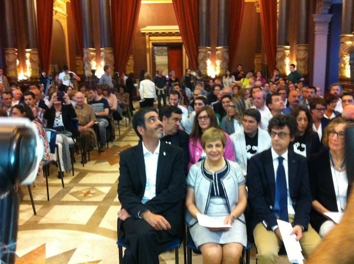 Eneko Goia, al inicio del pleno de constitución del Ayuntamiento.