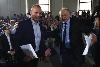El ministro de Finanzas griego, Yanis Varoufakis, llega a Berlín el pasado día 8 de junio. (Odd ANDERSEN/AFP) 