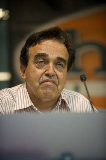 Antton Borja, en una mesa redonda de 2012. (Raúl BOGAJO / ARGAZKI PRESS)