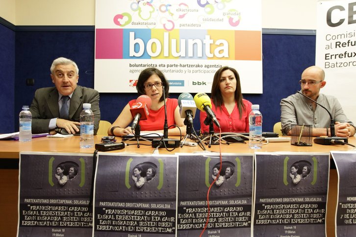 Comparecencia de CEAR en Bilbo. (ARGAZKI PRESS)