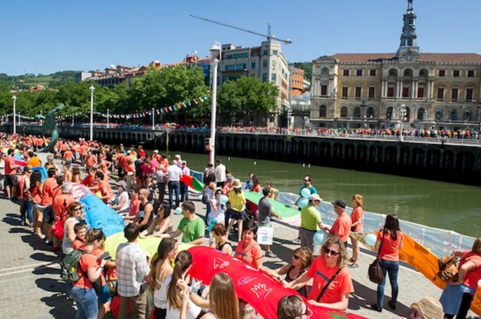 Bilboko Udaletxe parean. (ARGAZKI PRESS)