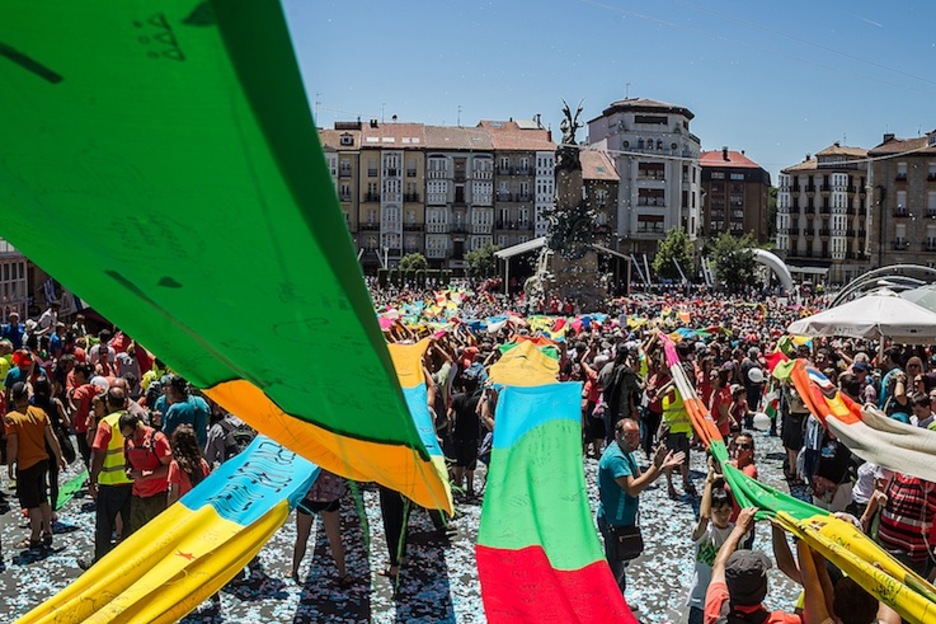 Acto en Gasteiz. (Iñigo URIZ / ARGAZKI PRESS)