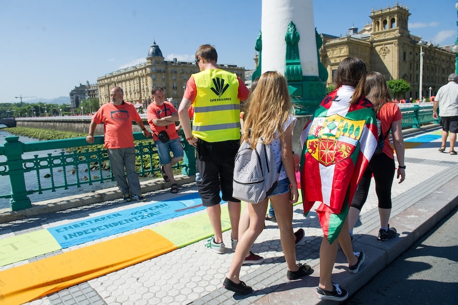 Urumea inguruetan prestatzen. (Juan Carlos RUIZ / ARGAZKI PRESS)