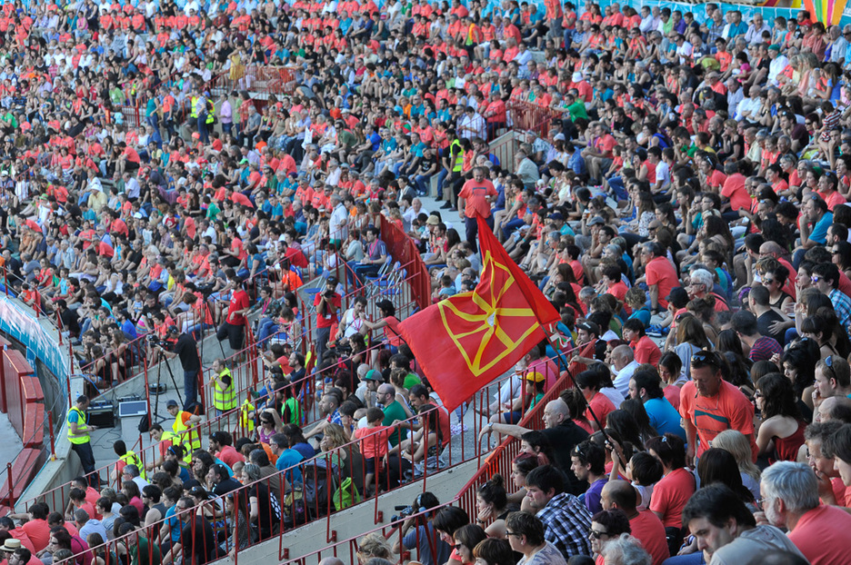 Nafarroak erabakitze eskubidearen alde egin du. (Idoia ZABALETA / ARGAZKI PRESS) Nafarroak erabakitze eskubidearen alde egin du. (Idoia ZABALETA / ARGAZKI PRESS)