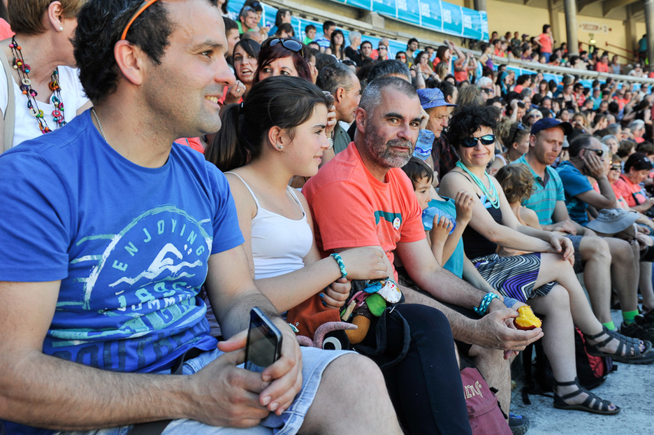 Etxarri A13 plataformako Manu Gomezek ere ez du hutsik egin. (Idoia ZABALETA / ARGAZKI PRESS) Etxarri A13 plataformako Manu Gomezek ere ez du hutsik egin. (Idoia ZABALETA / ARGAZKI PRESS)