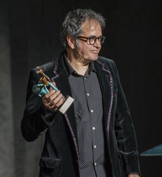 Ordorika sariarekin. (Gorka RUBIO / ARGAZKI PRESS)