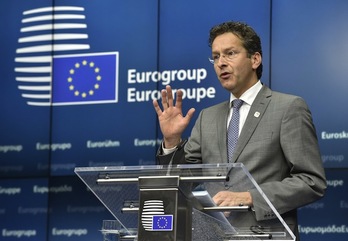 El presidente del Eurogrupo, Jeroen Dijsselbloem. (John THYS / AFP) 