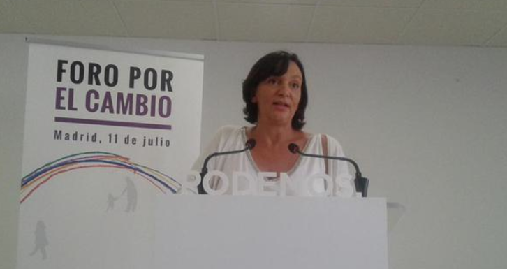 Carolina Bescansa, secretaria de Análisis Político y Social de Podemos. (@CBescansa)