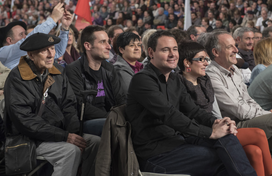 Acto de presentación de la ‘Vía vasca’ de EH Bildu en marzo de este mismo año. (A.C. | A.P.) Acto de presentación de la ‘Vía vasca’ de EH Bildu en marzo de este mismo año. (A.C. | A.P.)
