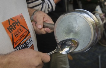 Protesta contra la aplicación del IRPH. (Andoni CANELLADA / ARGAZKI PRESS)