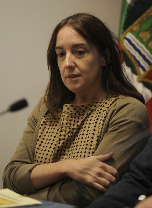 Elena Odriozola, cuando recibió el Premio Euskadi en 2009. (Monika DEL VALLE/ARGAZKI PRESS)