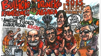 Pancarta que portará el Bullicio. (NAIZ)