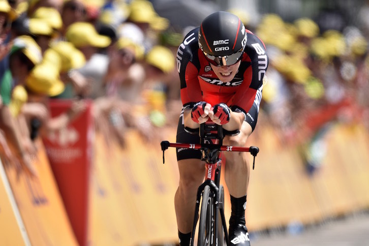 Rohan Dennis gaurko etapan. (Eric FEFERBERG | AFP)
