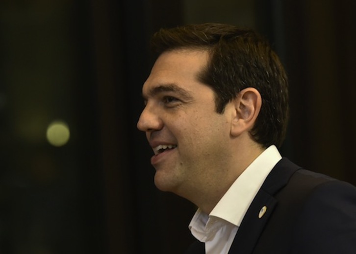 El primer ministro griego, Alexis Tsipras. (John THYS/AFP PHOTO)