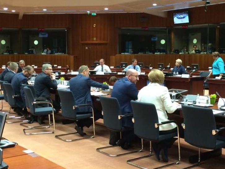 Reunión de los líderes de la Eurozona. (via twitter @donaldtusk)
