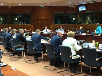 Reunión de los líderes de la Eurozona. (via twitter @donaldtusk)