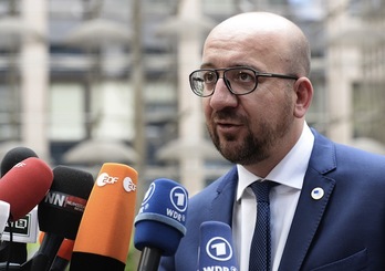 Charles Michel, primer ministro belga. (Thierry CHARLIER / AFP) 