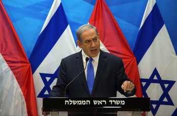 Benjamin Netanyahu ha comparecido este martes en Jerusalén. (Ahikam SERI / AFP)