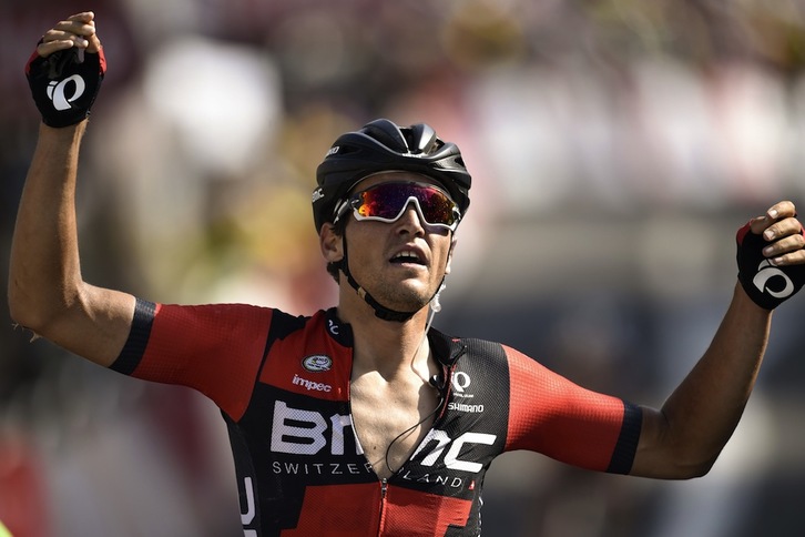 Greg Van Avermaet izan da indartsuen Rodezen. (Eric FEFERBERG / AFP)