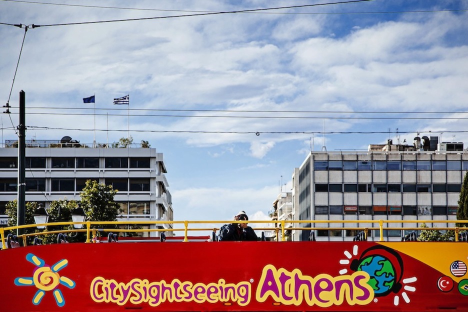 Durante la crisis los dueños de negocios turísticos griegos han tenido que recortar los precios para atraer a los visitantes. (JUAN TEIXEIRA)