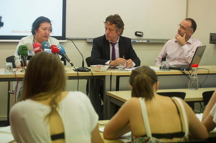 Presentación de los resultados del II Ekonometro. (ARGAZKI PRESS)
