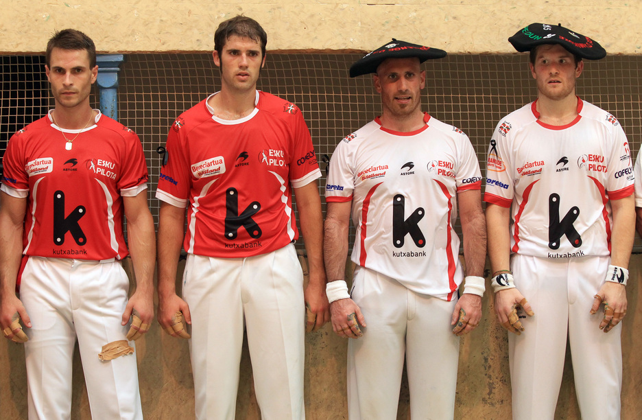 Ducassou et Lambert ont remporté la finale avec 40 contre 20 pour Elgart et Bilbao. © Bob Edme Ducassou et Lambert ont remporté la finale avec 40 contre 20 pour Elgart et Bilbao. © Bob Edme