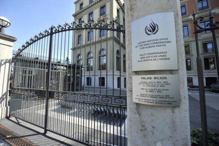 Sede del Comité de Derechos Humanos de la ONU en Ginebra. (ONU)