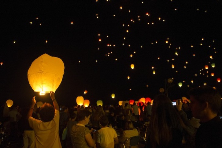 2014ko Desioak Sutan ekimenaren irudi bat. (Gorka RUBIO/ARGAZKI PRESS)