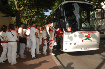 Les bestazale ne pourront pas rentrer chez eux en bus. © Gaizka IROZ