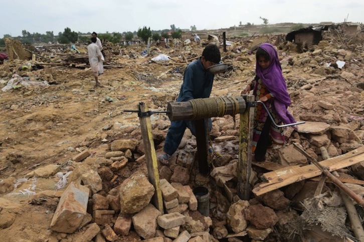 La agenda pretende erradicar la pobreza, proteger el planeta y garantizar la prosperidad para todos, entre otros objetivos. (Farooq NAEEM/AFP)