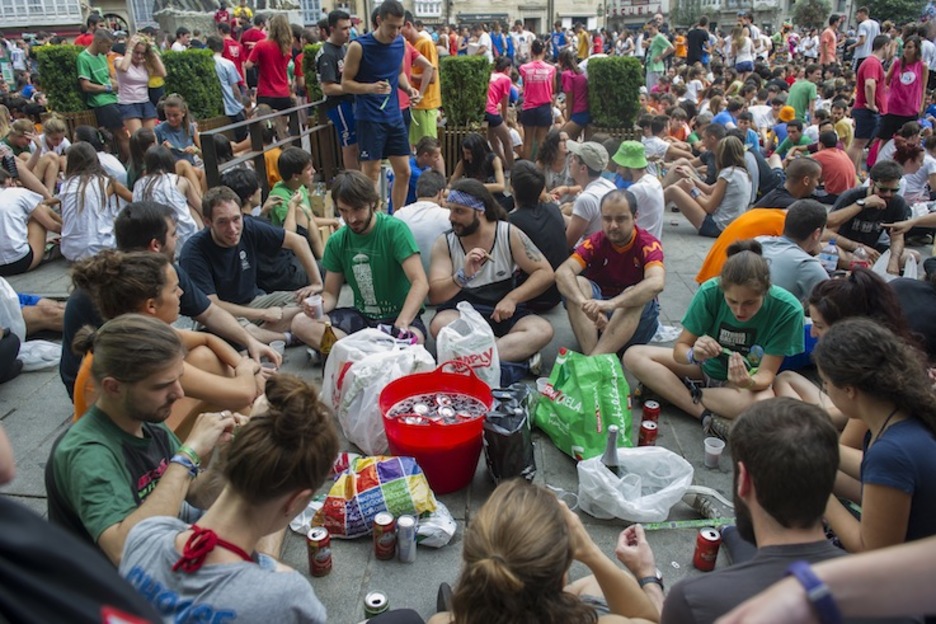 Calentando motores. (Juanan RUIZ / ARGAZKI PRESS)