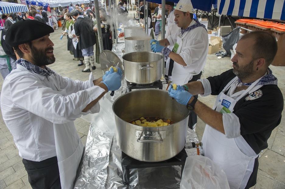 Concurso gastronómico. (Juanan RUIZ/ ARGAZKI PRESS)